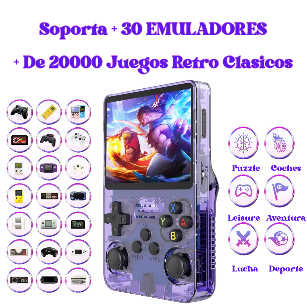 Tu Consola Retro Profesional Con + De 20000 Juegos Clásicos.